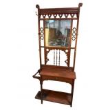 MAHOGANY VICTORIAN HALL TREE