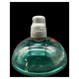 LARGE AQUA BLUE SUSPENSION BELL INSULATOR