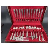 LARGE LOT AMERICAN SILVER CO SILVER PLATE FLATWARE