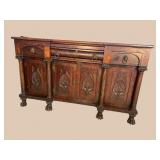 19TH CENT. FEDERAL MAHOGANY BUFFET