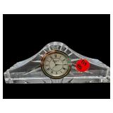 WATERFORD CRYSTAL QUARTZ MOVEMENT DESK CLOCK