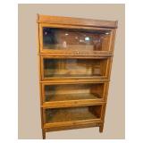 OAK 4 STACKING BARRISTER BOOKCASE
