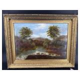 LATE 19TH CENT. OIL ON CANVAS