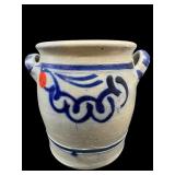 BLUE MARK SALT GLAZE STONEWARE CROCK