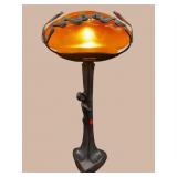 ART NOUVEAU REVIVAL FIGURAL LAMP, ATT. TO GUSTAV