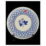 SPODE ENGLAND GERANIUM DESIGN PORCELAIN CAKE PLATE