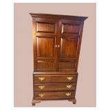 SOLID CHERRY HITCHCOCK GENTLEMANS CHEST