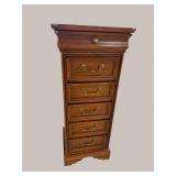 DREXEL HERITAGE OAK FINISH SMALL LINGERIE CHEST