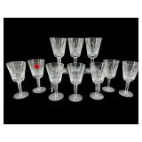 LOT OF 10 WATERFORD CRYSTAL KYLEMORE WINE GLASS