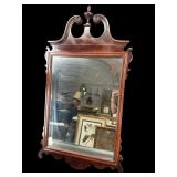 MAHOGANY CHIPPENDALE MIRROR