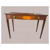 MAHOGANY HEPPLEWHITE 1 DRAWER CONSOLE