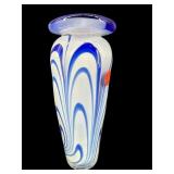 SIGNED J.RADFORD 1981 STUDIO ART GLASS COBALT