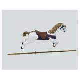 ANTIQUE WOODEN CAROUSEL HORSE