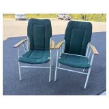 PR OF OUTDOOR FOLDING CHAIRS