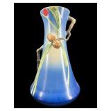 TALL ANTIQUE ROSEVILLE BLUE PINE CONE VASE