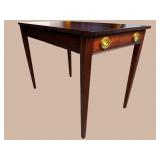 SOLID MAHOGANY TAPERED LEG TABLE