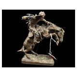 BRONZE FREDERIC REMINGTON FRANKLIN MINT THE