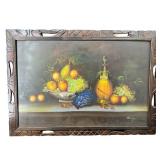 LARGE CONTEMPORARY STILL LIFE PAINTING ON CANVAS