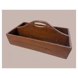 ANTIQUE WOODEN TOOL TRAY