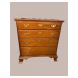 KITTINGER OLD DOMINION SOLID MAHOGANY 4 DRAWER