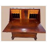 CENTENNIAL CHIPPENDALE SOLID MAHOGANY SLANT FRONT