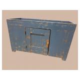 19TH CENT. PAINT DECORATED DRY SINK