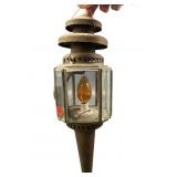 ANTIQUE BRASS CARRIAGE LAMP