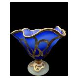 ANCA PODARU AMA ROMANIAN ART GLASS NOUVEAU VASE