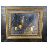 SIGNED G.SCHMTT STILL LIFE OIL ON CANVAS