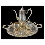 3 PC ONEIDA SILVERPLATE TEA SET