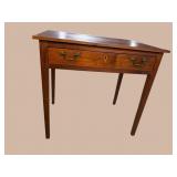 18TH CENT. WALNUT PEGGED 1 DRAWER STAND