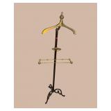 BRASS AND IRON VICTORIAN STYLE VALLET