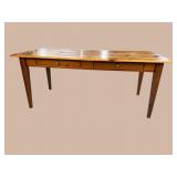 PINE 2 DRAWER FARM TABLE