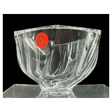 ORREFORS CRYSTAL SWIRL BOWL