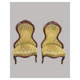 2 VICTORIAN STYLE CHAIRS