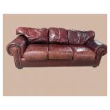 HAVERTYS LEATHER SOFA