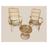 3 PC BAMBOO PATIO SET