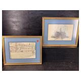 2 CLARK M GOFF WILLIAMSBURG VA PRINTS