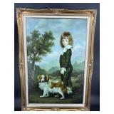 MASTER SIMPSON PORTRAIT IN ORNATE FRAME