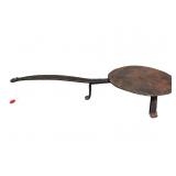 18TH CENT. FORGED IRON ROTATING TRIVET