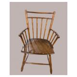 EARLY WINDSOR BAMBOO TURNED ARMCHAIR