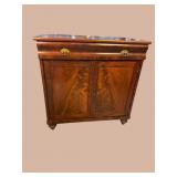 19TH CENT. EMPIRE MAHOGANY WASHSTAND