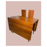 SOLID CHERRY GATELEG DROP LEAF TABLE