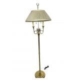TALL BALDWIN BRASS FRENCH HORN BOUILLOTTE FLOOR
