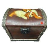 HAND PAINTED STORAGE BOX