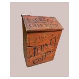 JERSEY ANTIQUE COFFEE BIN