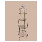 ARCHED CANOPY TOP GLASS IRON ETERGE