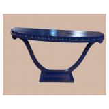 PAINTED BOTTLE CAP CONSOLE TABLE