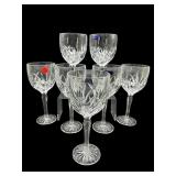SET OF 7 MARQUIS BY WATERFORD CRYSTAL GOBLETS