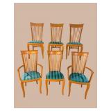 6 ITALIAN MODERN DESIGN CHAIRS